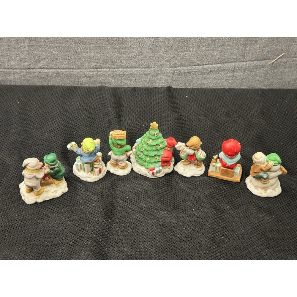 Vintage Miniature Christmas Figurines, (Lot‎ Of 7) Mercuries USA, 1991. - Picture 6 of 16